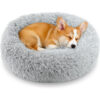 9d216777f0fbea2db0ca2d228f81b6509d3e4a5a3b0b6ad6950688fd3ff13e4b.jpg Calming Donut Dog and Cat Bed for Indoor Cats