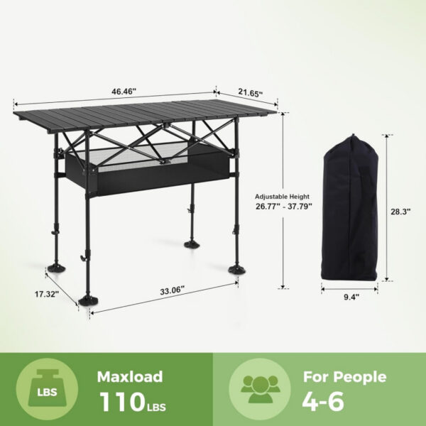 9fe56f287120b3f4b5fed6700ba095a3631c9e4fd76ffd60bbfa68055f1aa054.jpg BRIVANCO Folding Camping Table