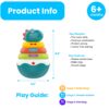 ABS-Plastic-Dinosaur-02-100x100-1.jpg Animal Shape Baby Educational Toys Tumbler Rainbow Ring Box Big Roly Poly Rock Dinosaur Tumbler Toy