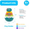 ABS-Plastic-Dinosaur-02.jpg Animal Shape Baby Educational Toys Tumbler Rainbow Ring Box Big Roly Poly Rock Dinosaur Tumbler Toy
