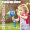 Version 1.0.0 Outdoor Toys Bubble Wand Toys 10 Holes Rich Bubbles Plastic Electric Bubble Wand Toys