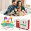 Version 1.0.0 20-in-1 Musical Rabbit Piano Toy Early Education Instrument Plastic Animal Sound Electronic Piano Toy