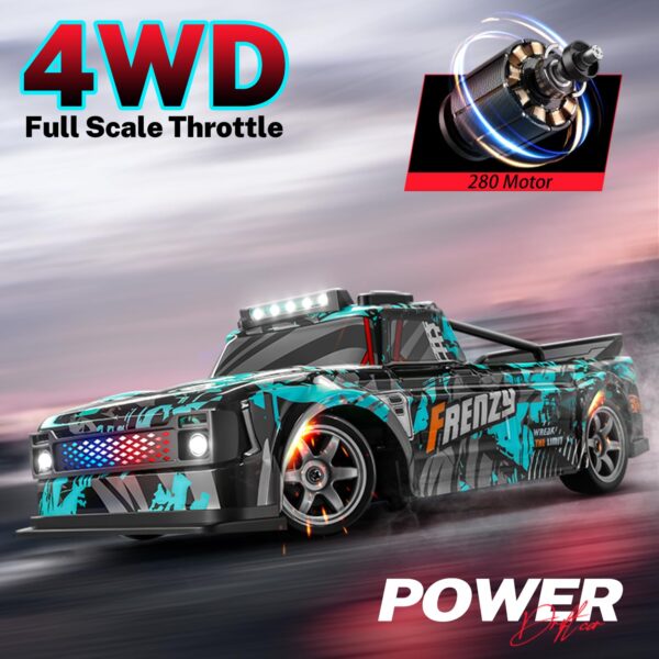 Version 1.0.0 1:16 Scale Kids Electric 2.4Ghz Rc 4×4 Drift Racing Car Toy
