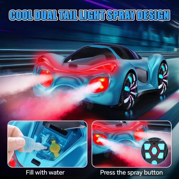 Version 1.0.0 11 Channels 4×4 Electric Remote Control Drift Spray Cool RC Car