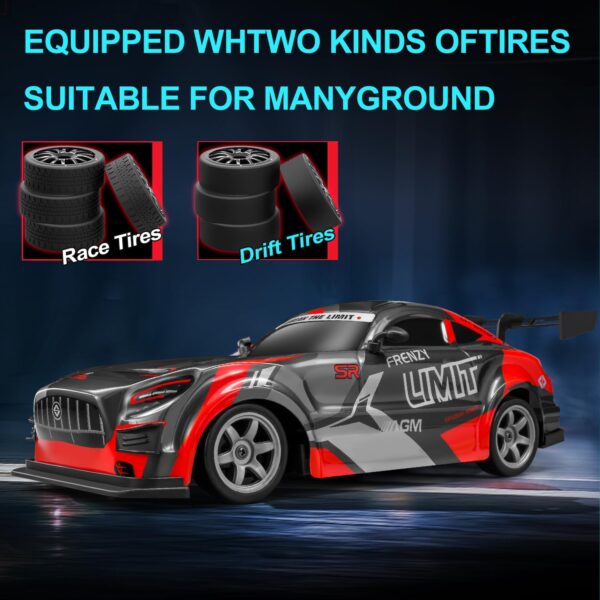 Version 1.0.0 1:16 Scale Kids Electric 2.4Ghz Rc 4×4 Drift Racing Car Toy