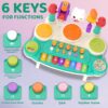 Version 1.0.0 20-in-1 Musical Rabbit Piano Toy Early Education Instrument Plastic Animal Sound Electronic Piano Toy