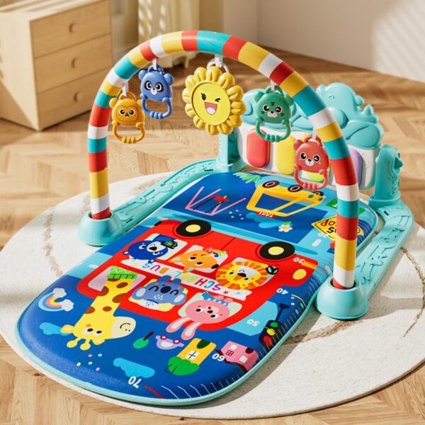 Multi-functional Activity Fitness Play Piano Gym Baby Play Gym Musical Mat Baby Gyms Play Mats
