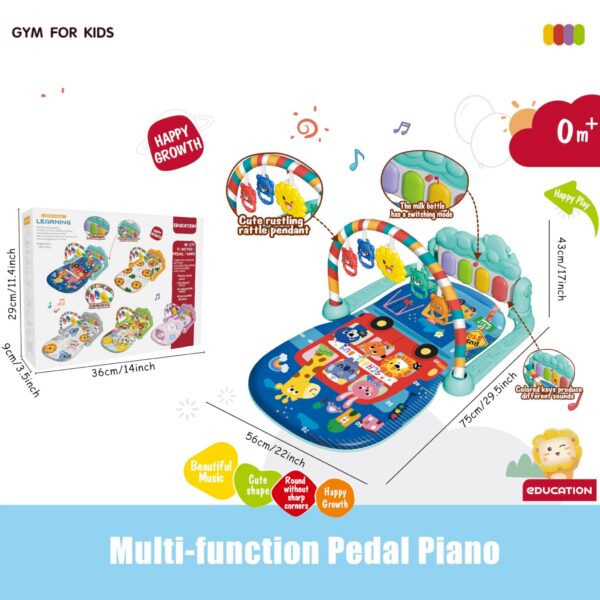 Multi-functional Activity Fitness Play Piano Gym Baby Play Gym Musical Mat Baby Gyms Play Mats