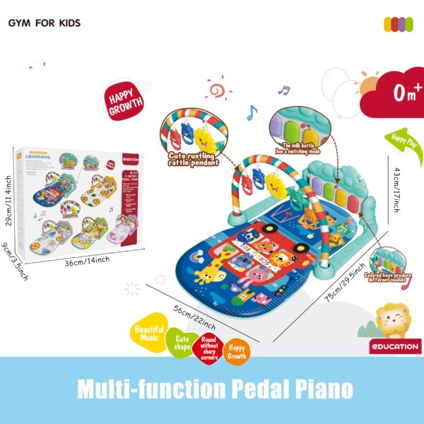 Multi-functional Activity Fitness Play Piano Gym Baby Play Gym Musical Mat Baby Gyms Play Mats