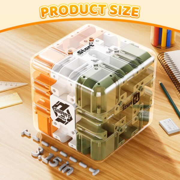 Green-06-600x600-1.jpg New Design 2 in 1 3D Maze Magic Cube Stress Relief Toys for Kids Fidget Toys Multicolor Labyrinth Magic Steel Ball Cube Toys