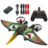 Green-1-Battery-01-100x100-1.jpg 2.4G RC Induction Pterodactyl Netflix Toys Quadcopter Fixed Wing Flyer Toys Pterosaur Remote-controlled Aircraft Toys
