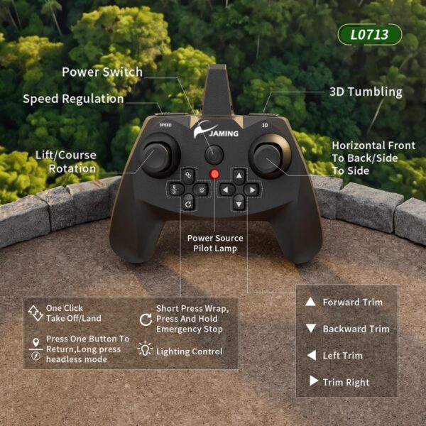 Green-1-Battery-06.jpg 2.4G RC Induction Pterodactyl Netflix Toys Quadcopter Fixed Wing Flyer Toys Pterosaur Remote-controlled Aircraft Toys