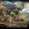 Green-1-Battery-08-100x100-1.jpg 2.4G RC Induction Pterodactyl Netflix Toys Quadcopter Fixed Wing Flyer Toys Pterosaur Remote-controlled Aircraft Toys