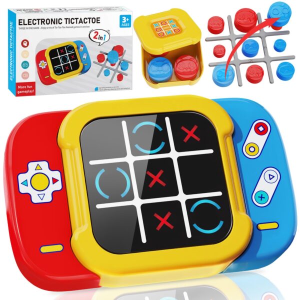 Main-01-1-1.jpg 2-in-1 Upgraded Tic Tac Toe Game Electronic Handheld Games Console Digital Tic Tac Toe Electronic Game
