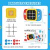Version 1.0.0 2-in-1 Upgraded Tic Tac Toe Game Electronic Handheld Games Console Digital Tic Tac Toe Electronic Game