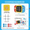 Version 1.0.0 2-in-1 Upgraded Tic Tac Toe Game Electronic Handheld Games Console Digital Tic Tac Toe Electronic Game