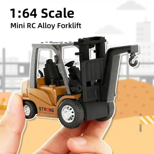 Main-03-2-600x600.jpg.webp 2 in 1 Transformable Lift Fork & Hook Mini RC Construction Vehicles Rechargeable 1/64 Mini Rc Forklift Truck