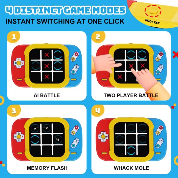Main-04-1.jpg 2-in-1 Upgraded Tic Tac Toe Game Electronic Handheld Games Console Digital Tic Tac Toe Electronic Game