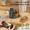 Main-04-2.jpg 2 in 1 Transformable Lift Fork & Hook Mini RC Construction Vehicles Rechargeable 1/64 Mini Rc Forklift Truck