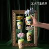 New Arrival Plant Series Educational Building Block Tiny Set 12 Styles Cup Plant Decoration Versatile Cup Flower Block Set