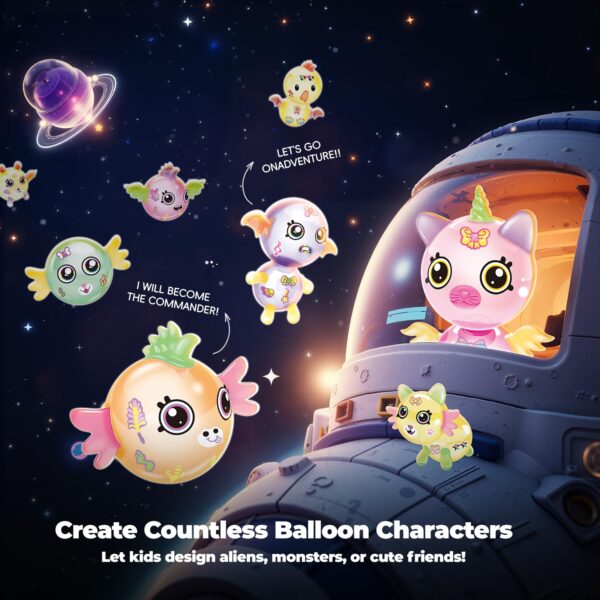 Off-white-05-600x600-1.jpg Creative Arts Crafts DIY Space Magic Balloon Craft Kit for Kids Birthday Gift with Balloons Accessories
