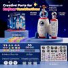 Off-white-07.jpg Creative Arts Crafts DIY Space Magic Balloon Craft Kit for Kids Birthday Gift with Balloons Accessories