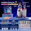 Off-white-07-600x600-1.jpg Creative Arts Crafts DIY Space Magic Balloon Craft Kit for Kids Birthday Gift with Balloons Accessories