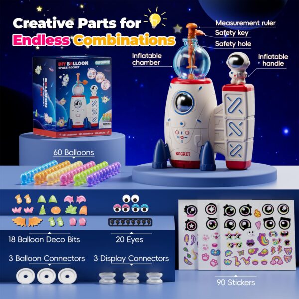 Off-white-07-600x600-1.jpg Creative Arts Crafts DIY Space Magic Balloon Craft Kit for Kids Birthday Gift with Balloons Accessories