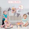 Pink-03-600x600-1.jpg Multifunctional Baby Learning Walker Infant Push Stroller Car Activity Center 3 in 1 Baby Walker