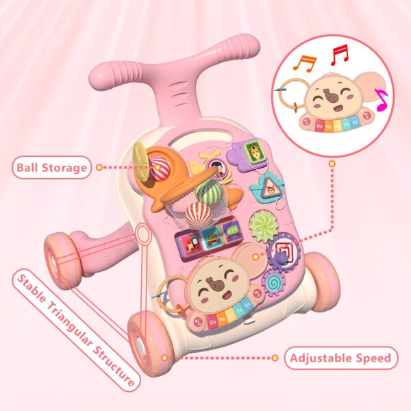Pink-08-600x600-1.jpg Multifunctional Baby Learning Walker Infant Push Stroller Car Activity Center 3 in 1 Baby Walker