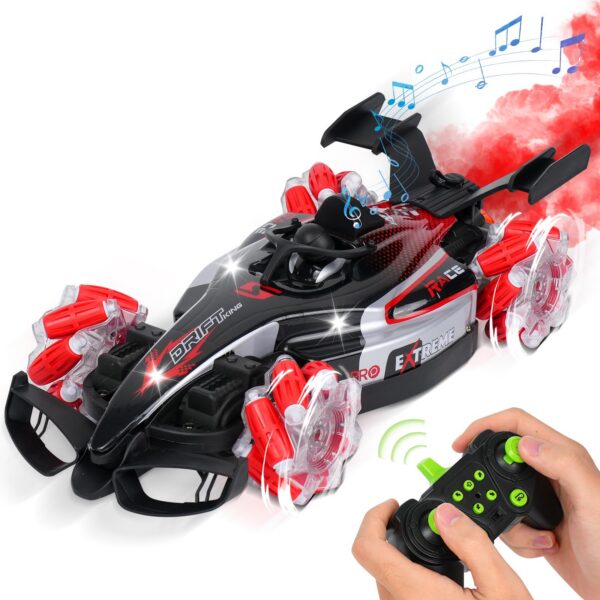 Red-1-01-1.jpg 1:12 Scale 2.4GHz Remote Control Car Racing Drift 360 Rotating With Light Sound Spray Rc Stunt Car Toys