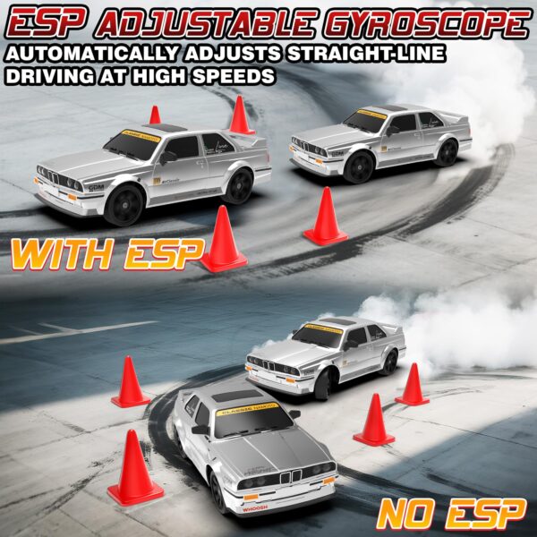 White-05-1-600x600-1.jpg 1:16 4WD 2.4GHz 50km/H High Speed Remote Control Drift Car with Gyro