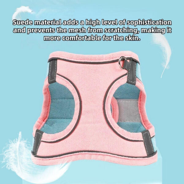 Adjustable Bunny Harness and Leash Set Double Buckle