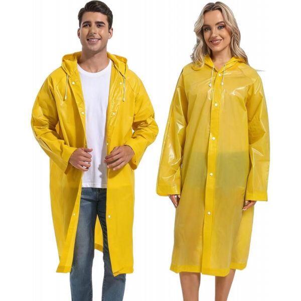 2PCS Rain Ponchos for Adults