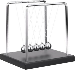 aa966b7e86d21f9ee76c4390f1950162a042b7fee0b4f0d62786f15169fa36dc.jpg 5 Large Beads Newton's Cradle Balance Balls Desk Toys