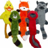 5 Pack Stuffingless Dog Crinkle Paper Toys Dog Toy with Durable Liner No Stuffing Dog Toy