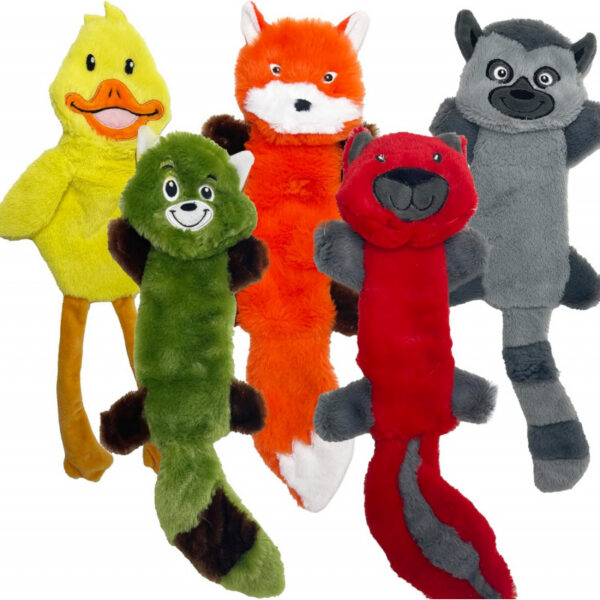5 Pack Stuffingless Dog Crinkle Paper Toys Dog Toy with Durable Liner No Stuffing Dog Toy