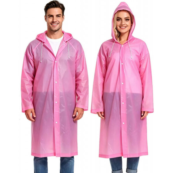 2PCS Rain Ponchos for Adults