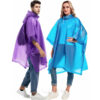 2 Pack Rain Ponchos for Adults Reusable