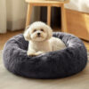 b6165d1b6f411014d46693d154896871b8579a963d7be24466a14147d9004001.jpg Small Dog Bed, Calming Soft Anti-Anxiety Donut Cat Bed