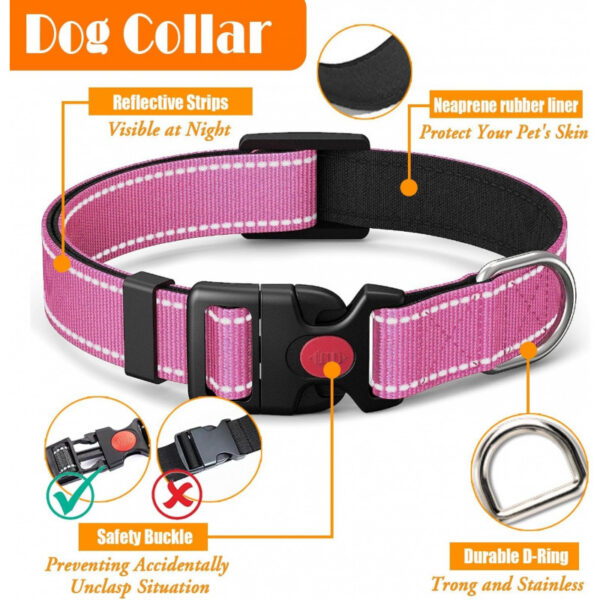 No Pull Dog Harness, Collar & Leash Set| Includes Dog Seat Belt