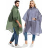 2 Pack Rain Ponchos for Adults Reusable