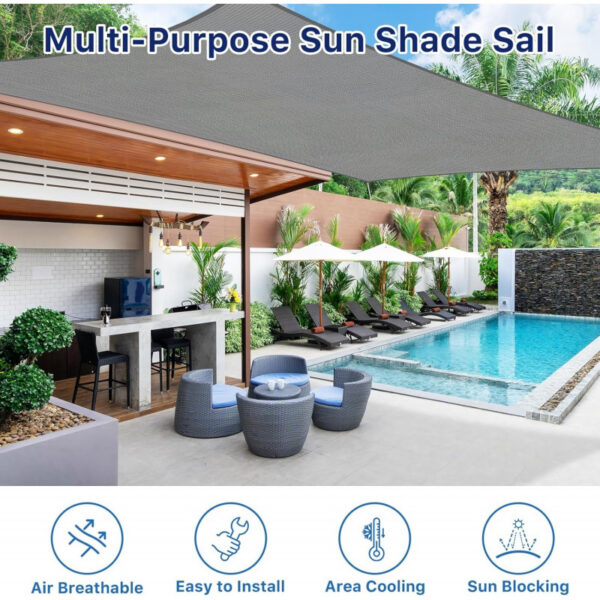 bb5c364cb6b95eeb6d7face8ec965cff39e4e10630cddd51de5dd19ea2747ddc.jpg BRIVANCO 10'x13' Sun Shade Sail