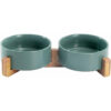 Ceramic Dog and Cat Bowl