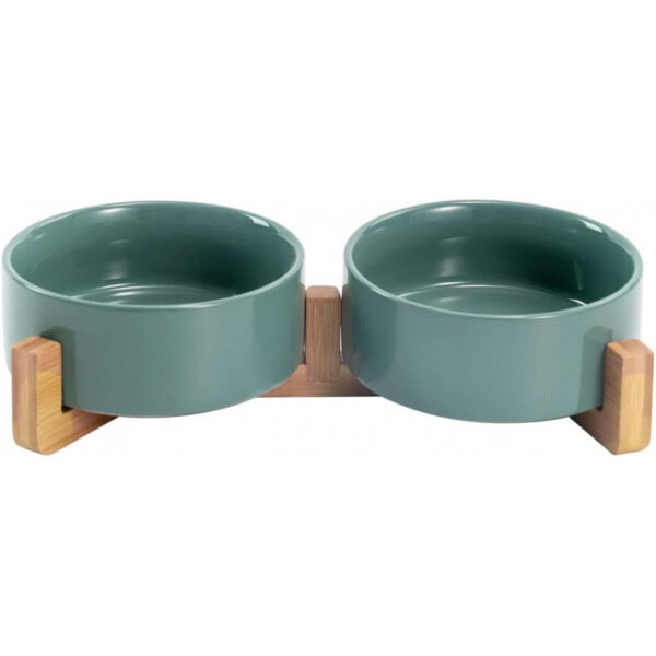 Ceramic Dog and Cat Bowl