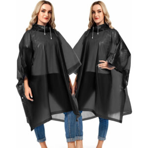 be2f9ac365b65419c96eaa56d9331f716b6a74d94a4d08817ea438f3c1d0548d.jpg 2 Pack Rain Ponchos for Adults Reusable