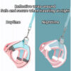 Adjustable Bunny Harness and Leash Set Double Buckle