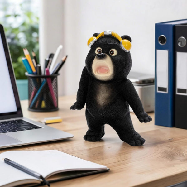 cb5e1f4849ed20ceae3dd99862898c2ed389f10e6ebf154e9378e511b65a3f67.jpg Funny Bear Resin Desk Decor for Men Women