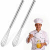2Pcs 10in Mini Whisk 304 Stainless Steel Small