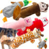 5 Pack Stuffingless Dog Crinkle Paper Toys Dog Toy with Durable Liner No Stuffing Dog Toy
